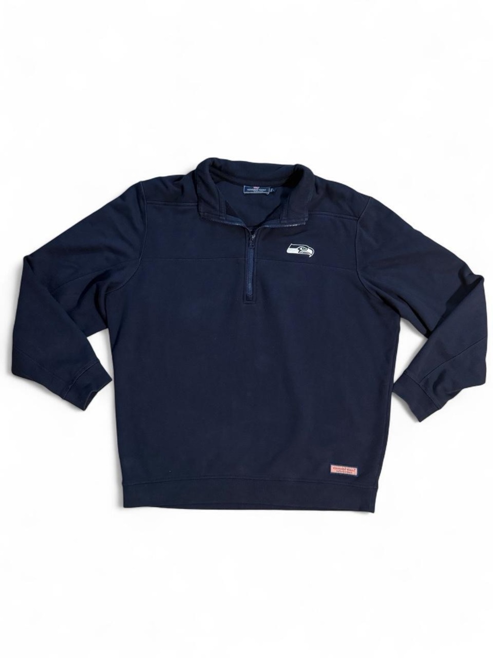 Vineyard Vines Seattle Seahawks Quarter Zip Sweatshirt